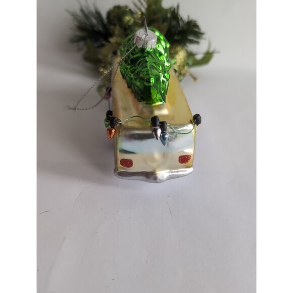 Camper RV Christmas Tree Ornament Camper Robert Stanley Blown Glass - Picture 5 of 5